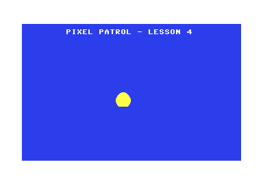 Screenshot of completed lesson