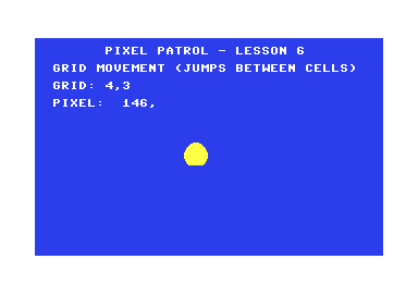 Screenshot of completed lesson