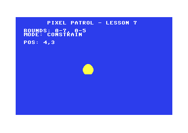 Screenshot of completed lesson